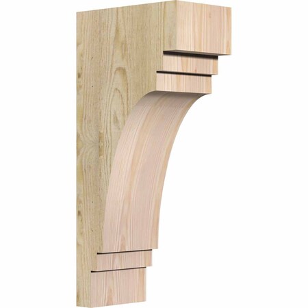 Ekena Millwork Pescadero Rough Sawn Corbel, Douglas Fir, 6"W x 10"D x 22"H COR06X10X22PEC00RDF